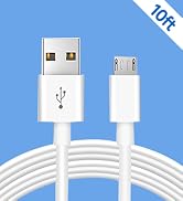 ANLINK 10ft 3M Micro USB Cable, Charging and Data Transfer, Micro USB Power Cord for Wyze Cam YI ...