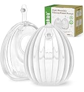 haakaa Wearable Breast Pump, Silicone Shell Breast Pump - Hands Free, Passive Breast Milk Collect...