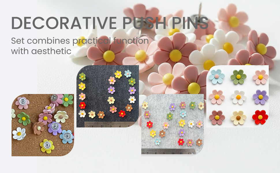 Features rust-proof metal tips that securely fasten to cork boards and bulletin boards