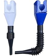LSDWL Funnels for Automotive Use,2pcs Retractable Auto Fuel Funnel for Oil Change,Filling Water,G...