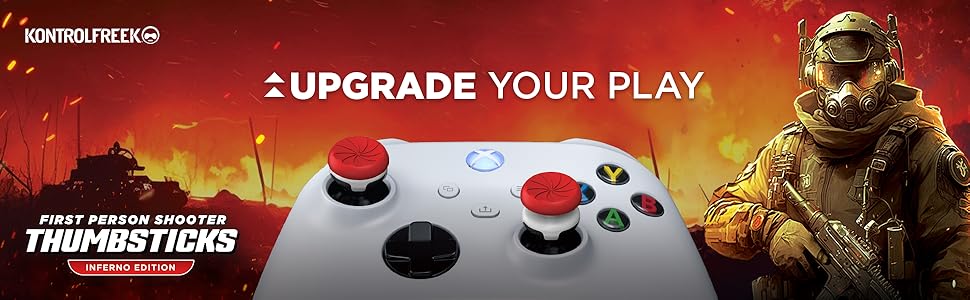 Upgrade your play with control freek Inferno thumbstick extenders and grip covers controller freak