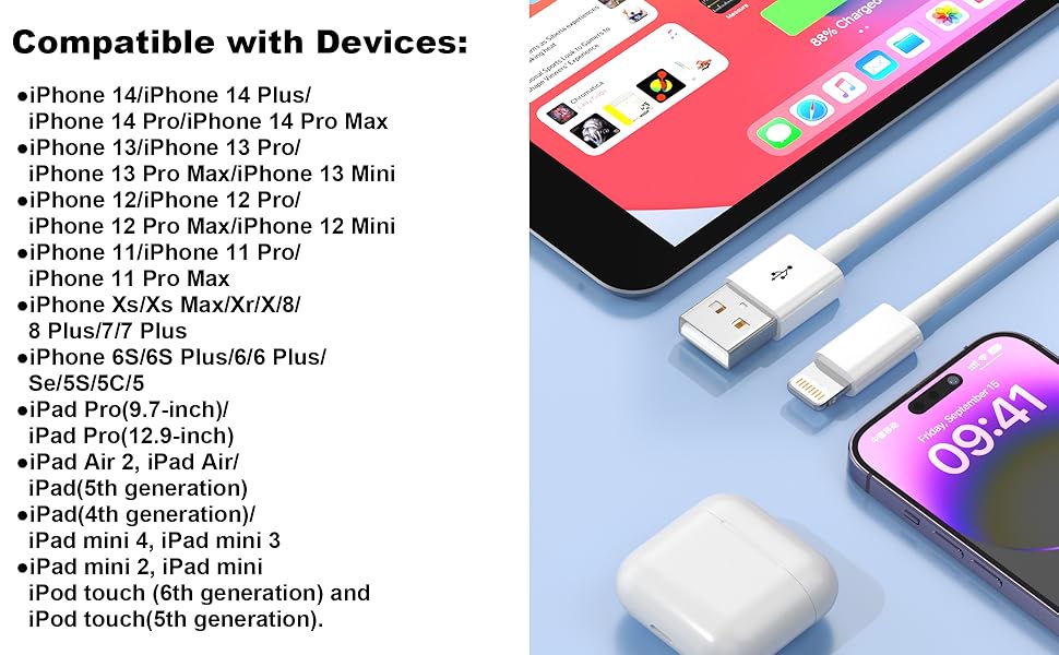 usb a to lightning cable