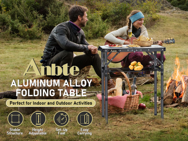 folding camping table