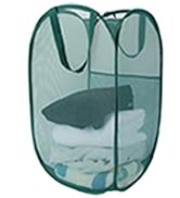 Collapsible Laundry Hampers. Pop Up Laundry Basket Mesh with Handles, Anti-tear, Light Breathable...