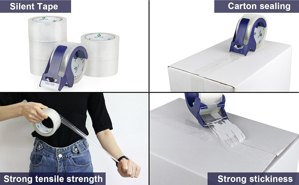Clear Packing Tape - 1100 Yards Per Roll