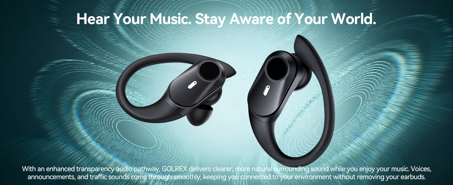 Hear Your Music. Stay Aware of Your World.