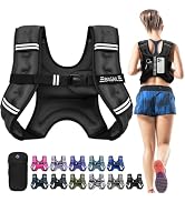 BAGAIL Weighted Vest, 5lb/8lb/10lb/12lb/15lb/20lb/25lb/30lb Weight Vest for Walking & Weight Loss...