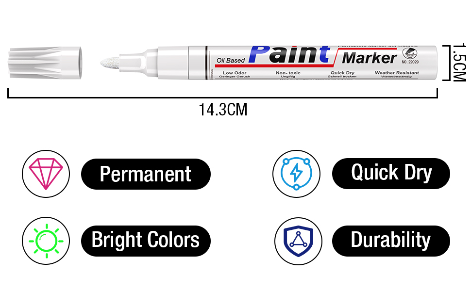 white paint marker metal?fine point paint marker white?industrial white paint markers