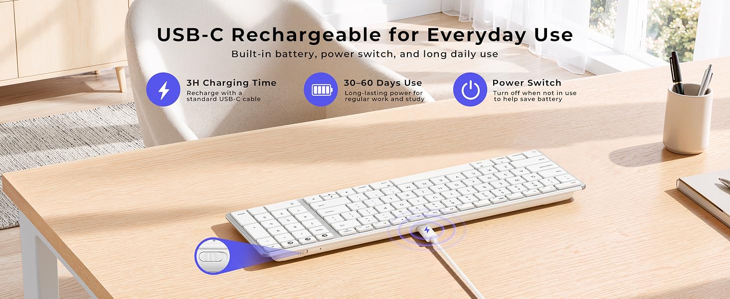 rechargeable keyboard