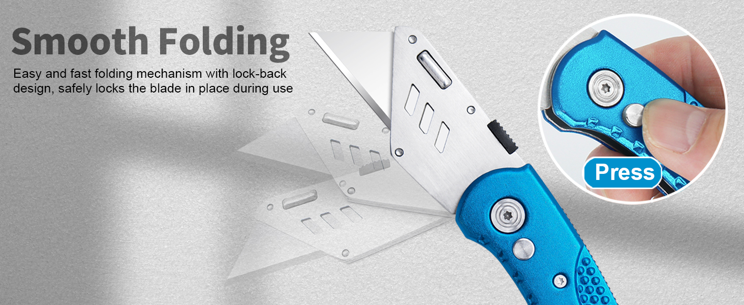 Harita box cutter utility knife-blue-07L