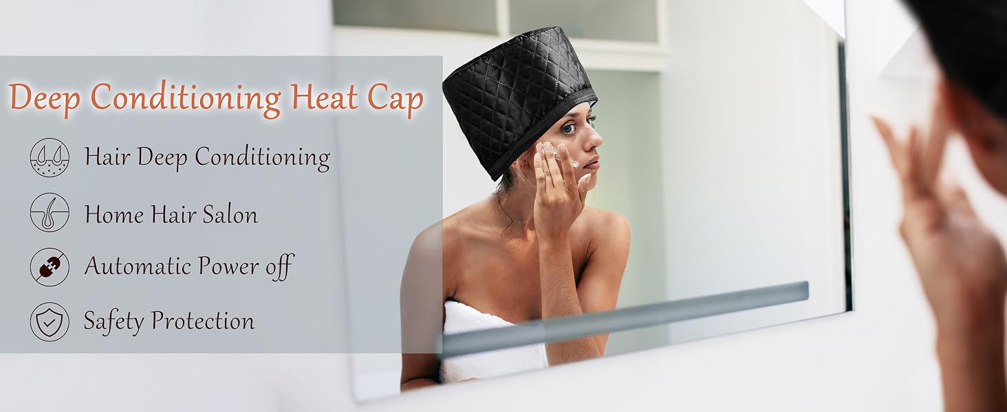hair steamer cap