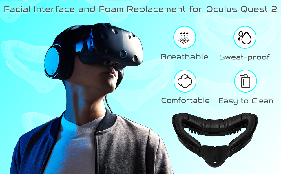 oculus quest 2 face pad replacement