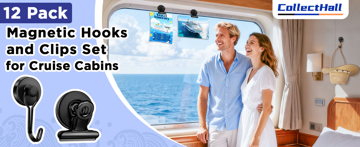 cruise essentials magnetic hooks clips