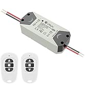 eMylo RF Motor Controller Wireless Smart Switch with RF Receiver Relay Module Remote Control Swit...
