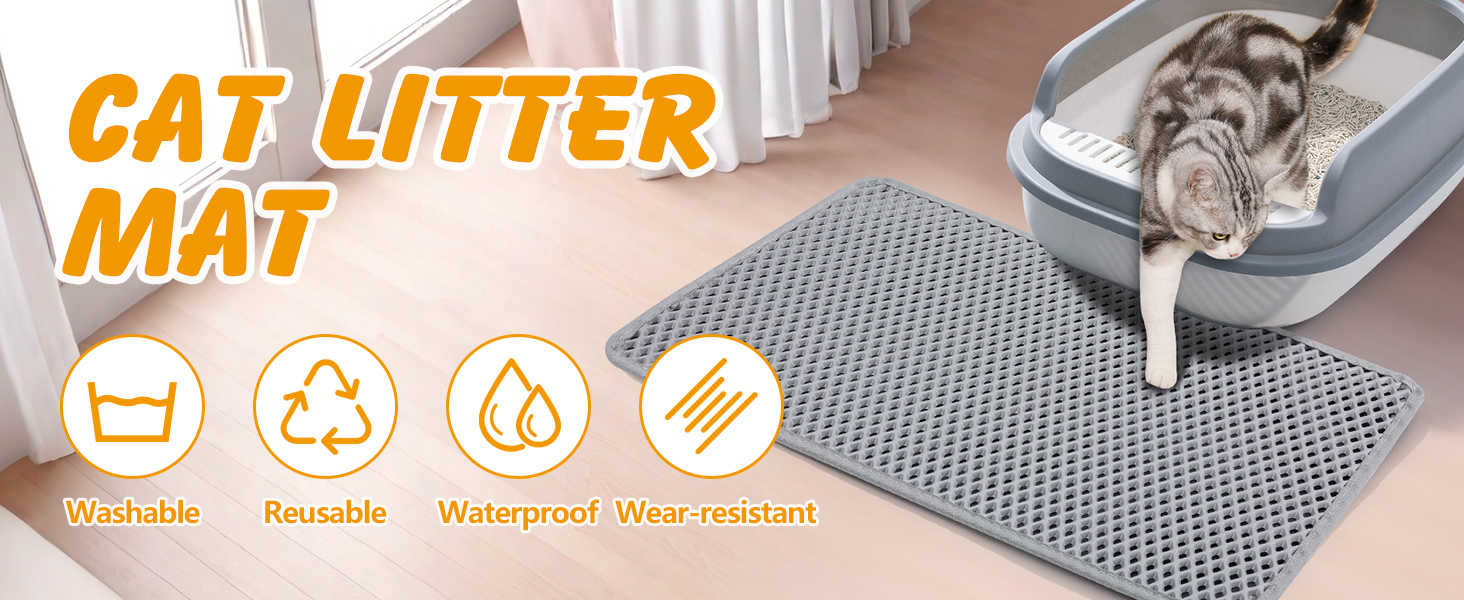 Double Layer Cat Litter Mat