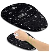 Hokafenle Ergonomic Mouse Pad Wrist Support with Stepped-Wedge Design, Wrist Rest Pain Relief Mou...