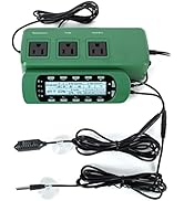 REPTI ZOO Reptile Digital Thermometer Hygrometer Controller for Reptile Tank Water Terrarium Wate...
