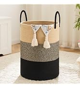 Artfeel Laundry Basket,Woven Cotton Rope Laundry Hamper,60L for Decorative Storage of Dirty Cloth...