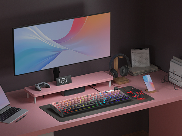 side printed keycaps, RGB gaming set, USB keyboard mechanical feel keyboard, silent typing keyboard