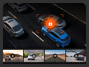 Three-lens car camcorder