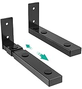 WALI Center Channel Speaker Wall Mount, Universal Soundbar Wall Mount Bracket Hold up to 30 lbs, ...