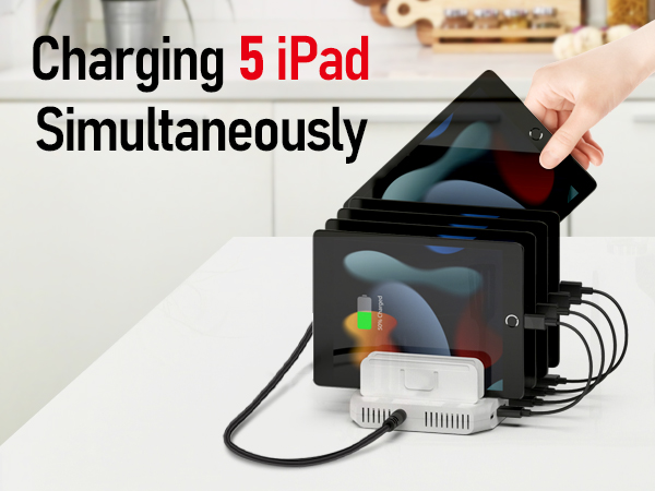iPad charging station