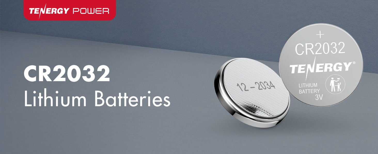 Tenergy CR2032 lithium button cell batteries
