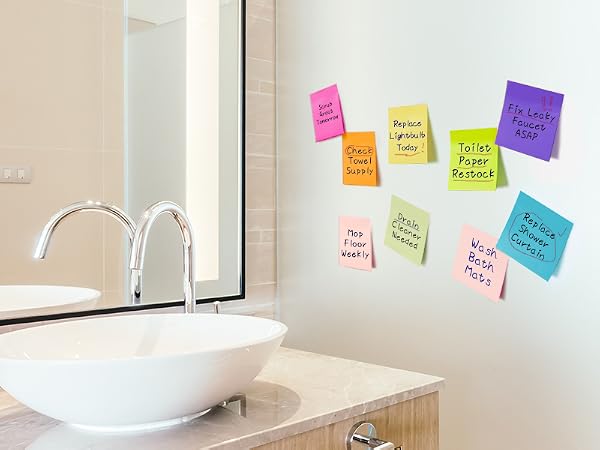 sticky notes