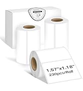 ORGSTA 3Rolls Thermal Labels for T003 Label Maker, 1.57'' x 1.18"(40X 30mm) Thermal Sticker Label...