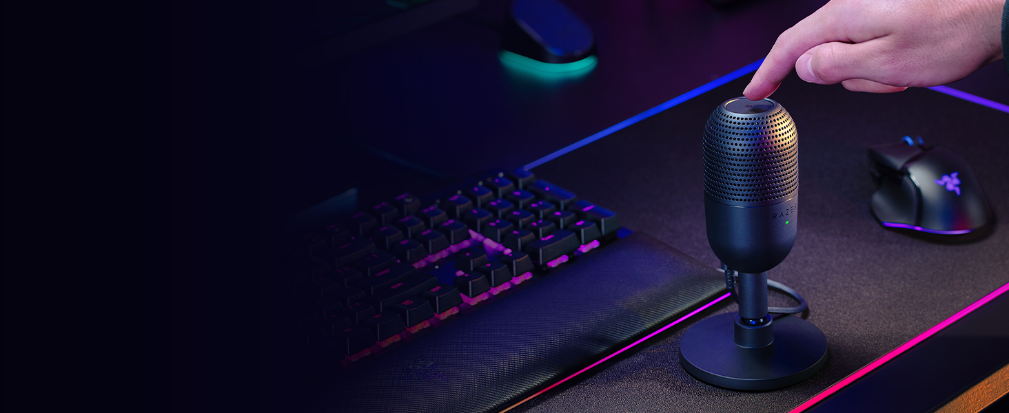 Instant Control Razer Seiren V3 for PC computer iphone podcast blue yeti rode hyperx steel series