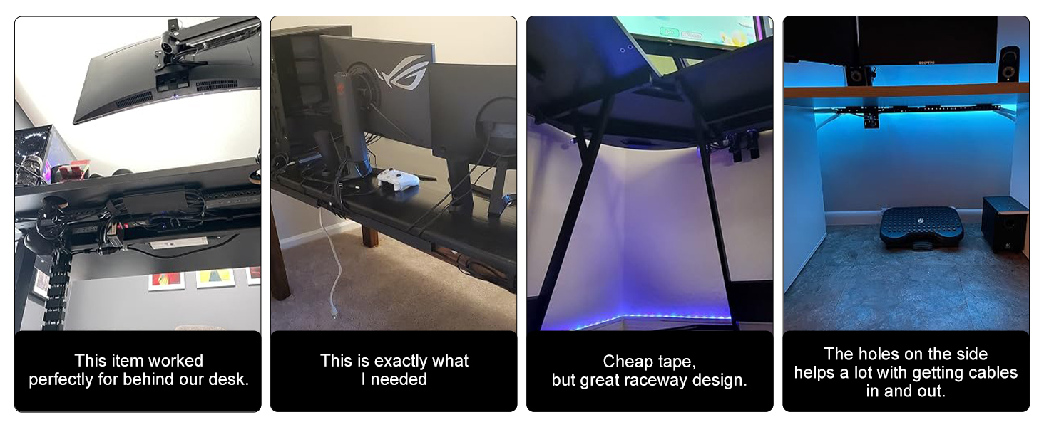 Cable Raceway Wire Covers Under Desk Cable Management