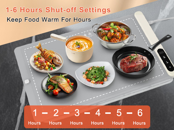 FYY Warming Mat for Food with Heat-Resistant Pad