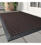 MontVoo-Door Mat Outside Entrance Outdoor Indoor Front Doormat for Entryway-Durable Rubber Backed...