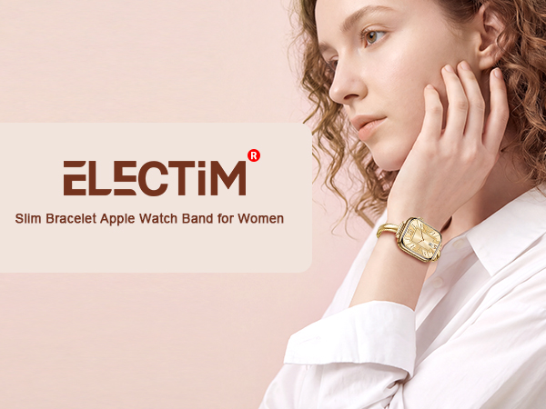 Slim bracelet apple watch bands for women