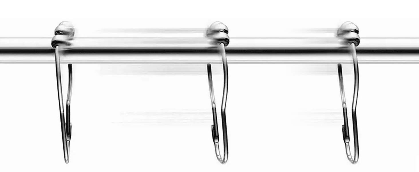 shower curtain with hooks double sided shower curtain hooks