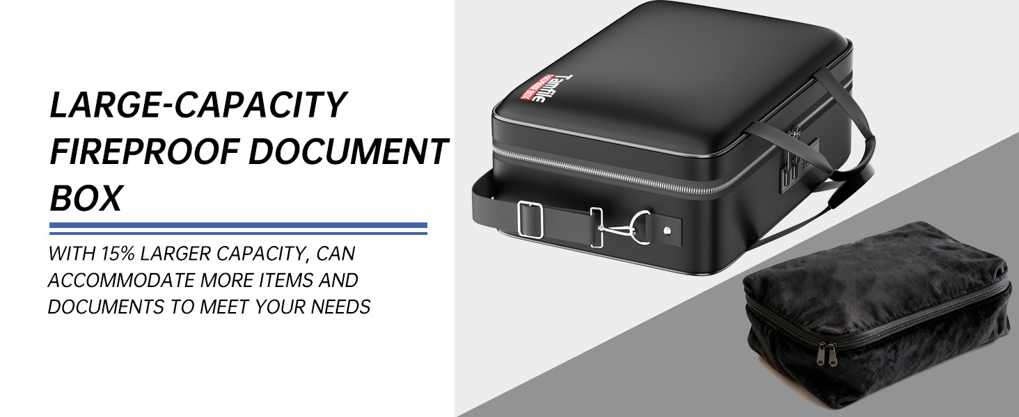 Large capacity fireproof file box