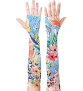 YPHCDO Gardening Sleeves for Women Men Farm Sun Protection Arm Cooling Garden Sleeves with Thumb ...