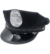 Police Adults Hat Cop Cosplay Hat Captain Hat Officer Hat Accessories Stage Performance Military ...
