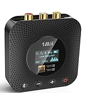 1Mii B06HD+ Hi-Res Bluetooth 5.3 Music Receiver for Home Stereo w/LDAC, Hi-Fi Bluetooth Adapter w...