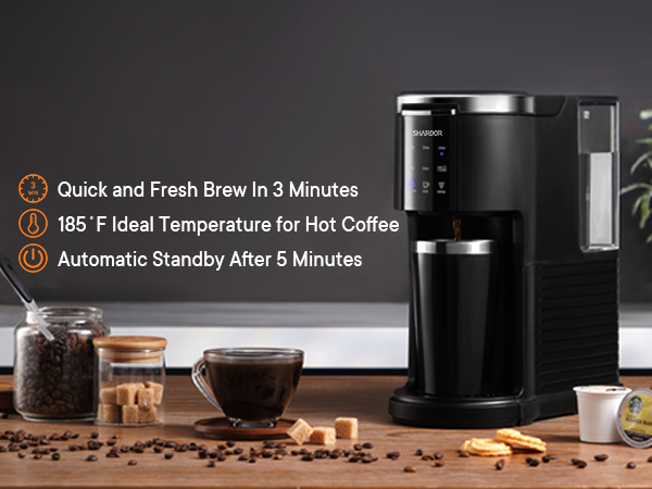 Rapid Brew, Ideal Temperature, Smart Standby: Coffee Perfection!