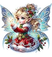 Bowetile Special Shape Diamond Art Kits for Kids Adults, Elf Diamond Painting Kits for Beginners,...