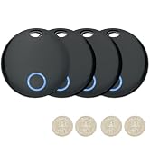 Tracker Tags 4 Pack, Luggage Tracking Tags Compatible with TUYA App and Smart Life APP, Both iOS ...