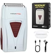 HIENA PRO Professional Reciprocating Electric Shaver for Men, Rechargeable Beard Trimmer and Bald...