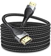 DIOOEER HDMI Cable 8FT 10K 8K 4K, HDMI 2.1 Cable 48Gbps Ultra High Speed HDMI Braided Cord 8K@60H...