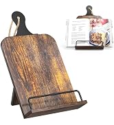 KLM Kitchen Cookbook Stand - Recipe Book Holder for Cooking, Organising and Storage - Perfect Hom...