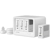 Gitryin 12-in-1 Desktop Charging Station with 3 Retractable Type-C Chargers and 1 Lightning Charg...