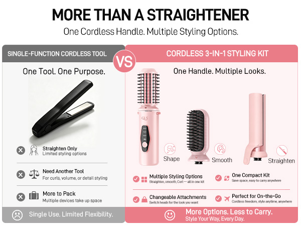 portable hair straightener