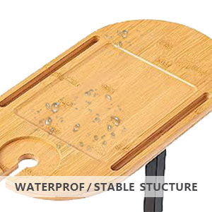 Bamboo bath trayBamboo bath tray