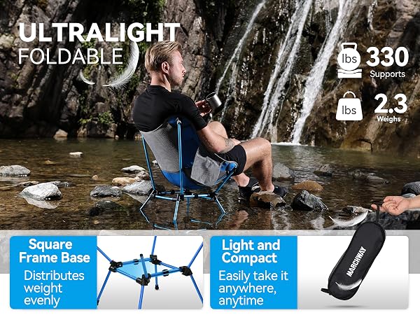 Utralight camping chair foldable camping chair