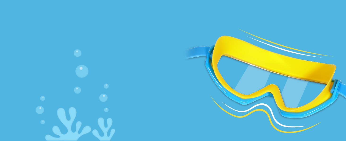 safe and soft silicone swim goggles